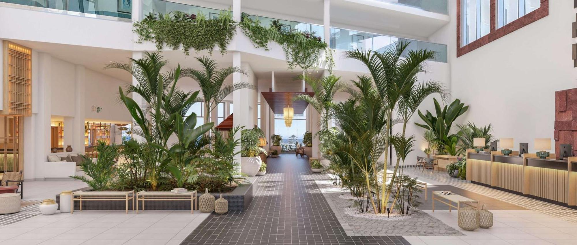Paradisus By Melia Fuerteventura Costa Calma Dış mekan fotoğraf The lobby of the hotel