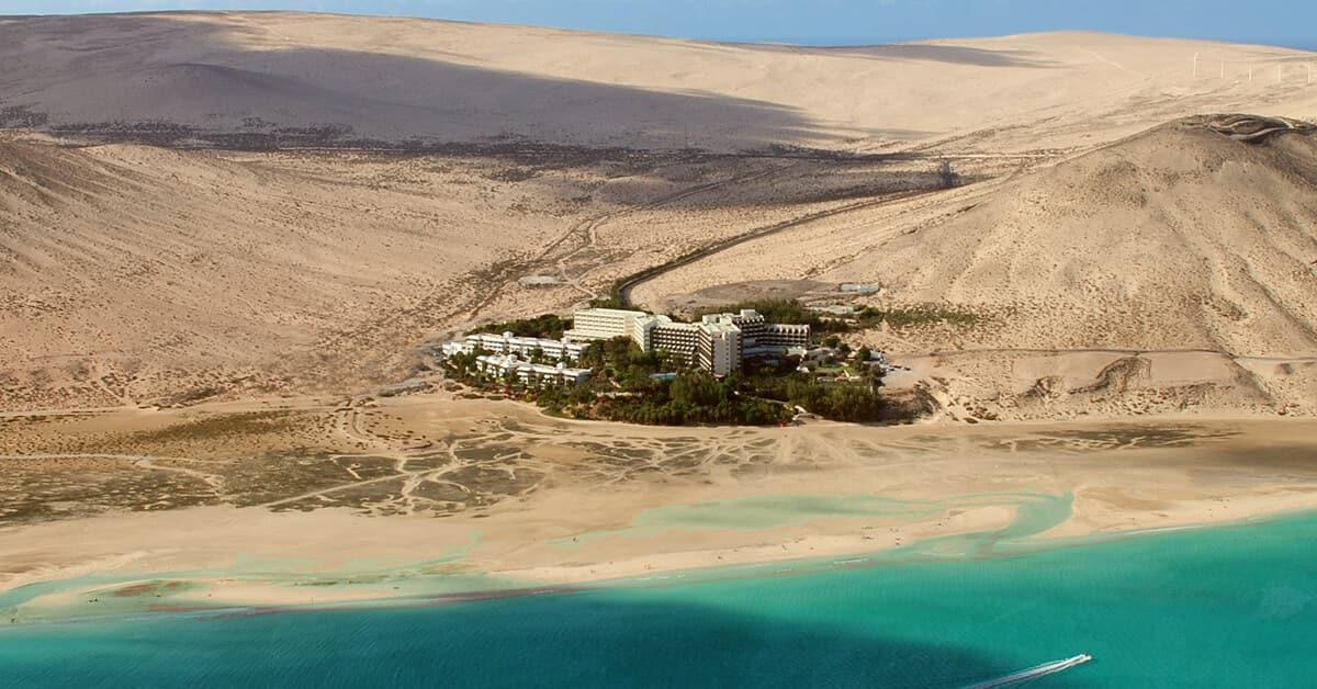 Paradisus By Melia Fuerteventura Costa Calma Dış mekan fotoğraf Aerial view of the resort