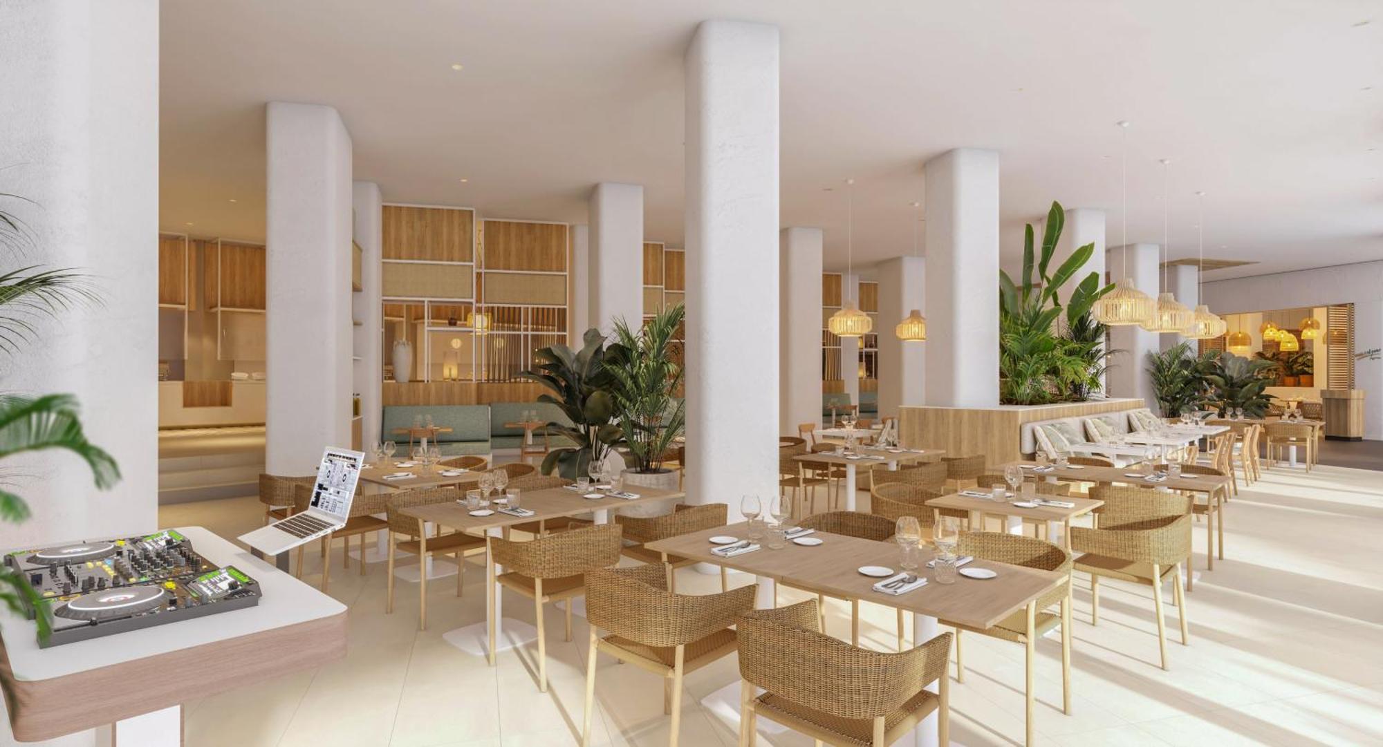 Paradisus By Melia Fuerteventura Costa Calma Dış mekan fotoğraf The restaurant
